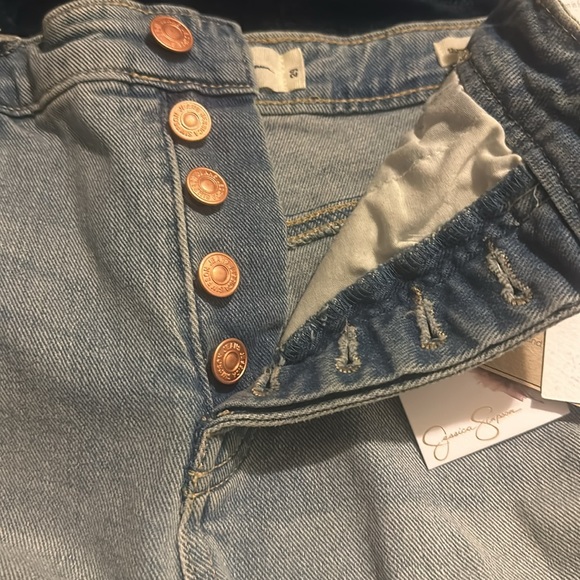 NWT Jessica Simpson Throwback Straight Jeans in Feel the Love - Picture 11 of 16